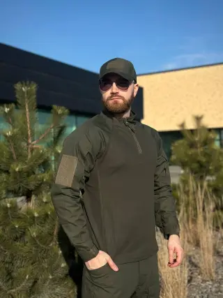 Убакс олива Military CollPass Olive , Військова сорочка .