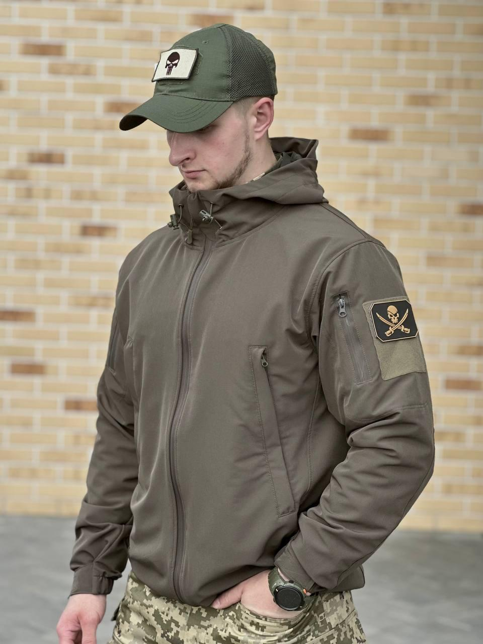 куртка Софтшел олива літо MILITARY