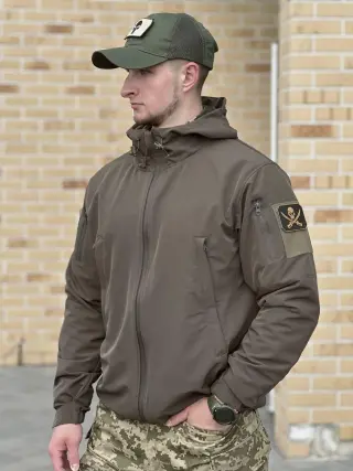куртка Софтшел олива літо MILITARY
