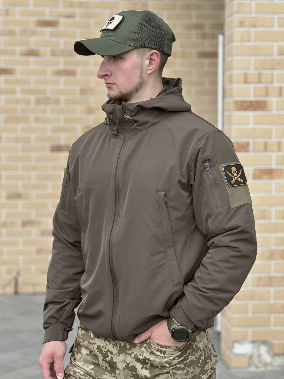 куртка Софтшел олива літо MILITARY