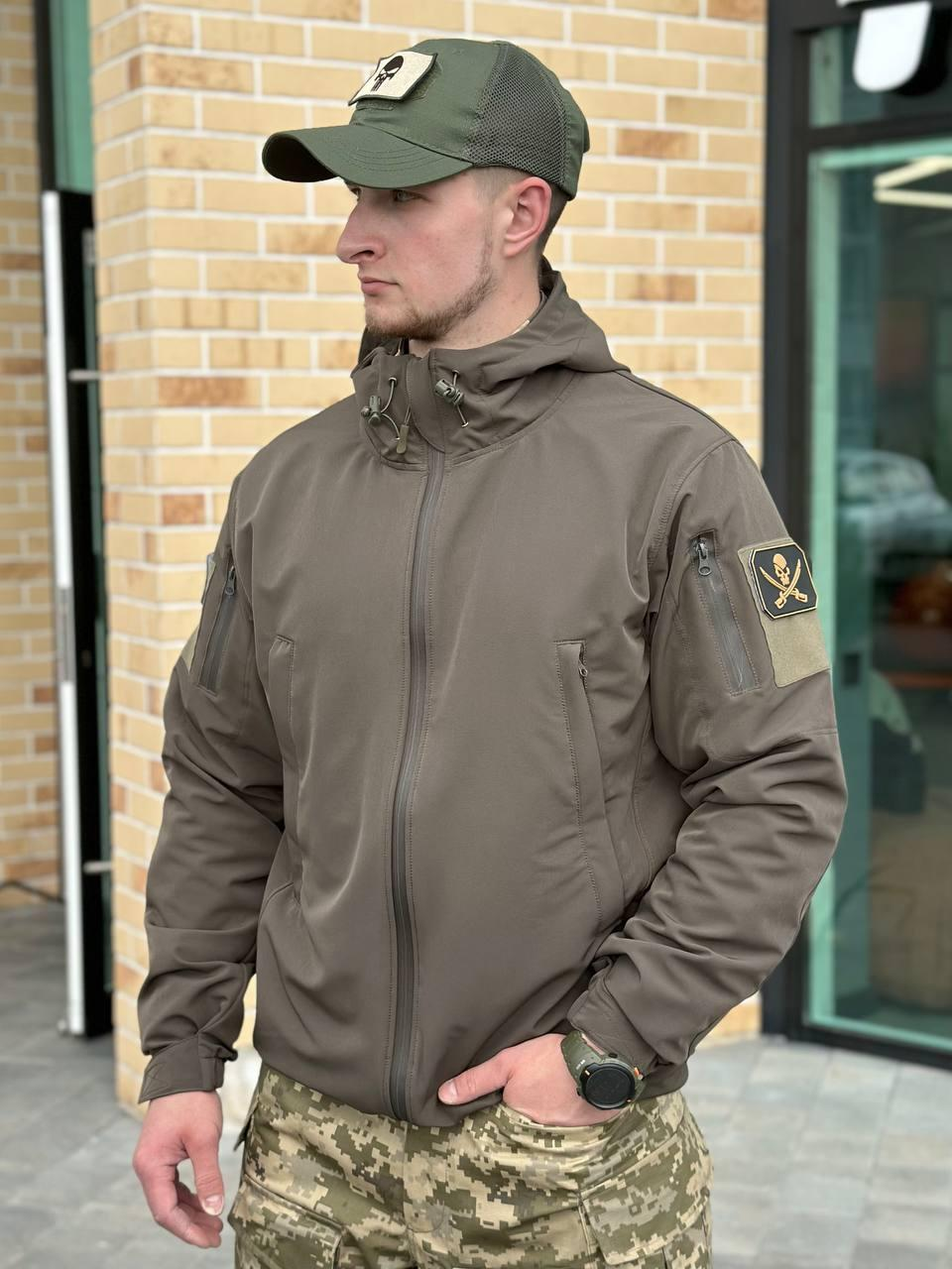 куртка Софтшел олива літо MILITARY