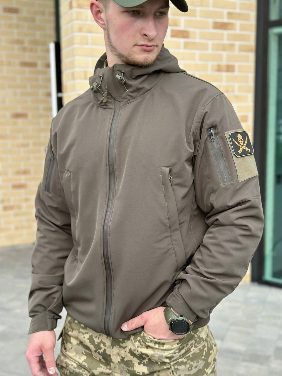 куртка Софтшел олива літо MILITARY
