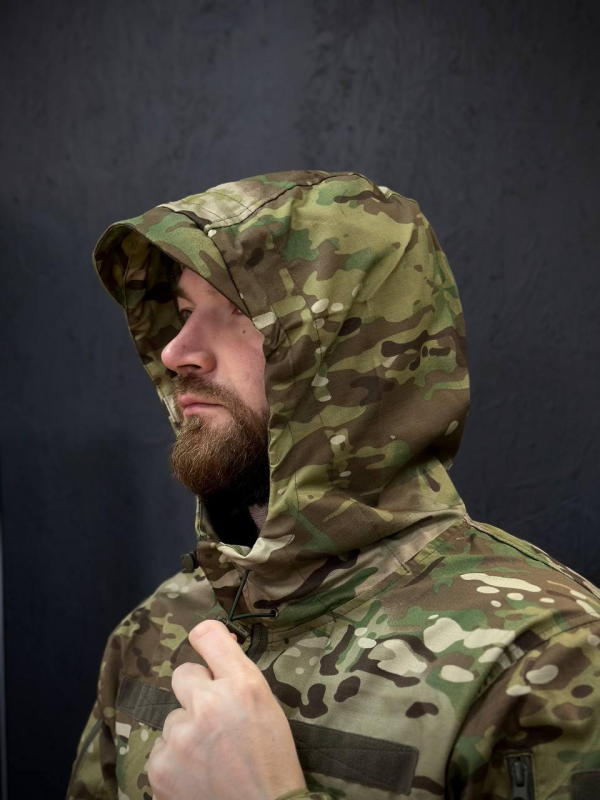 Легка Весняна Куртка Мультикам Hunter De Lux TWILL MTP Military