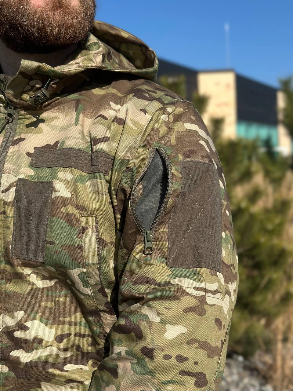 Легка Весняна Куртка Мультикам Hunter De Lux TWILL MTP Military