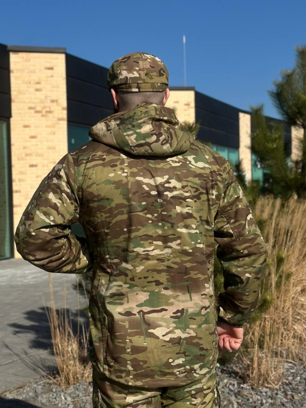 Легка Весняна Куртка Мультикам Hunter De Lux TWILL MTP Military