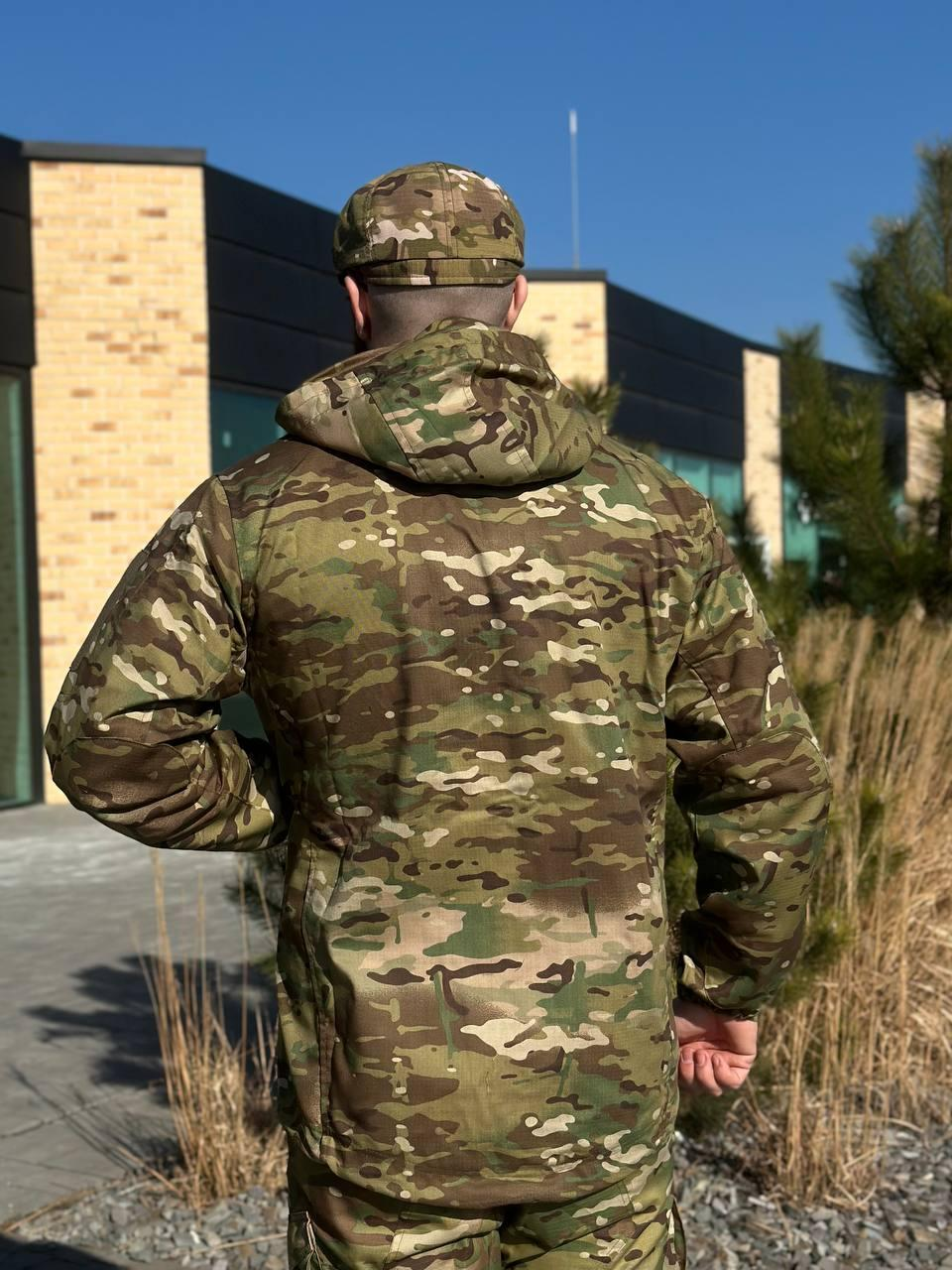 Легка Весняна Куртка Мультикам Hunter De Lux TWILL MTP Military