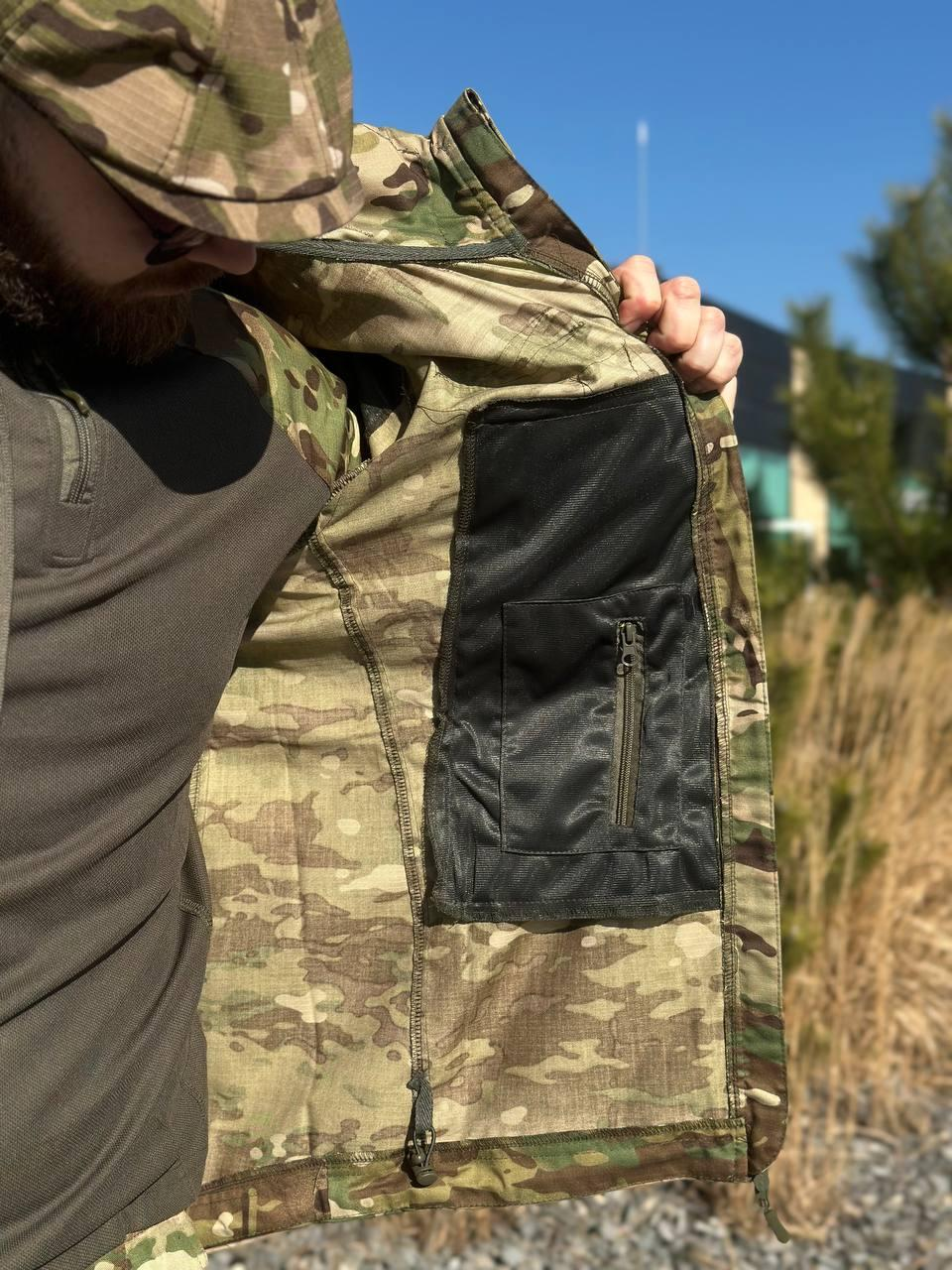 Легка Весняна Куртка Мультикам Hunter De Lux TWILL MTP Military