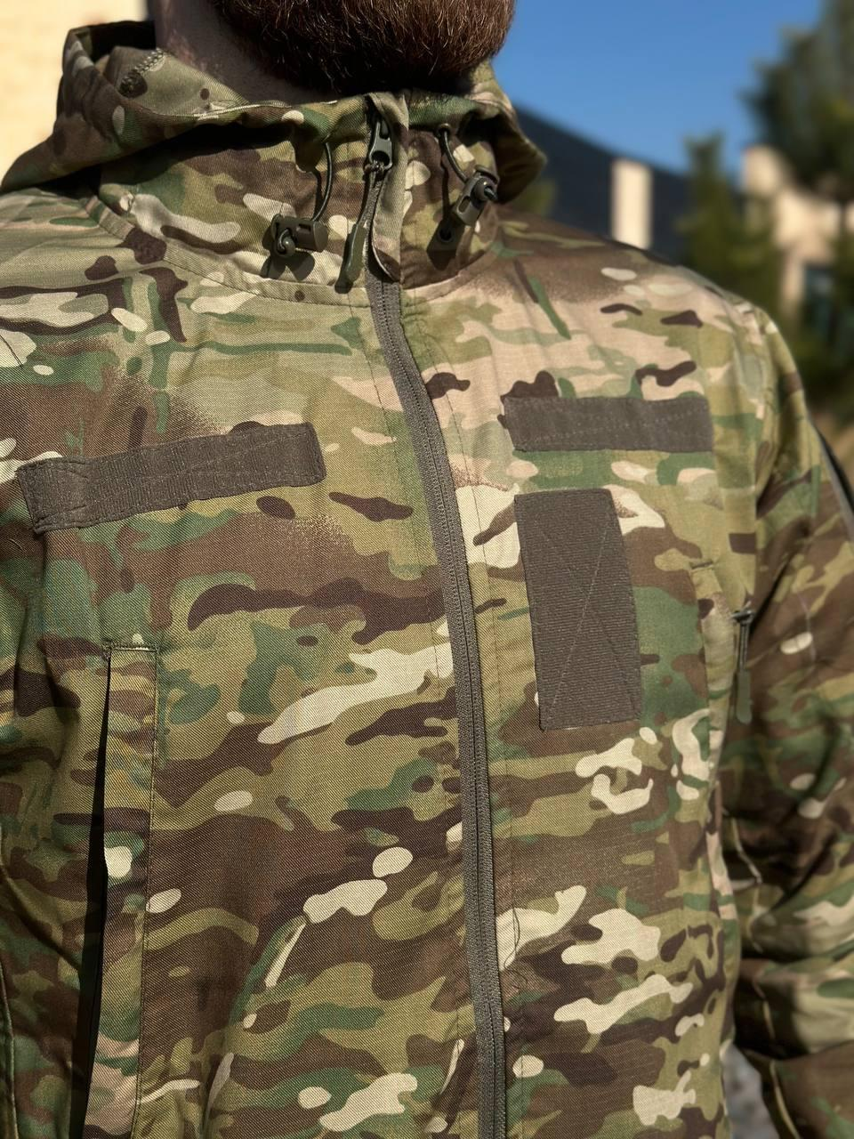 Легка Весняна Куртка Мультикам Hunter De Lux TWILL MTP Military