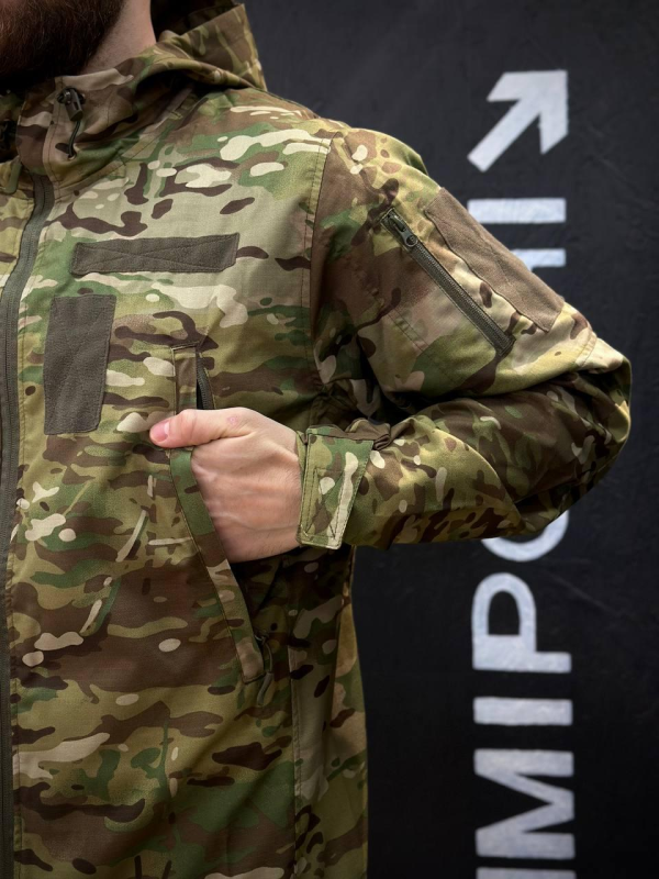 Легка Весняна Куртка Мультикам Hunter De Lux TWILL MTP Military