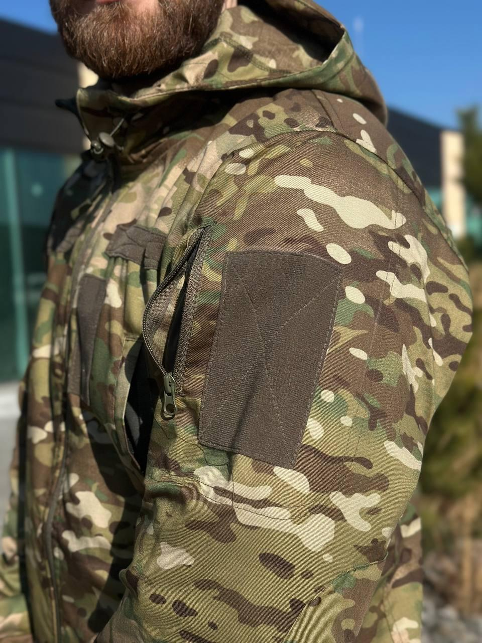 Легка Весняна Куртка Мультикам Hunter De Lux TWILL MTP Military
