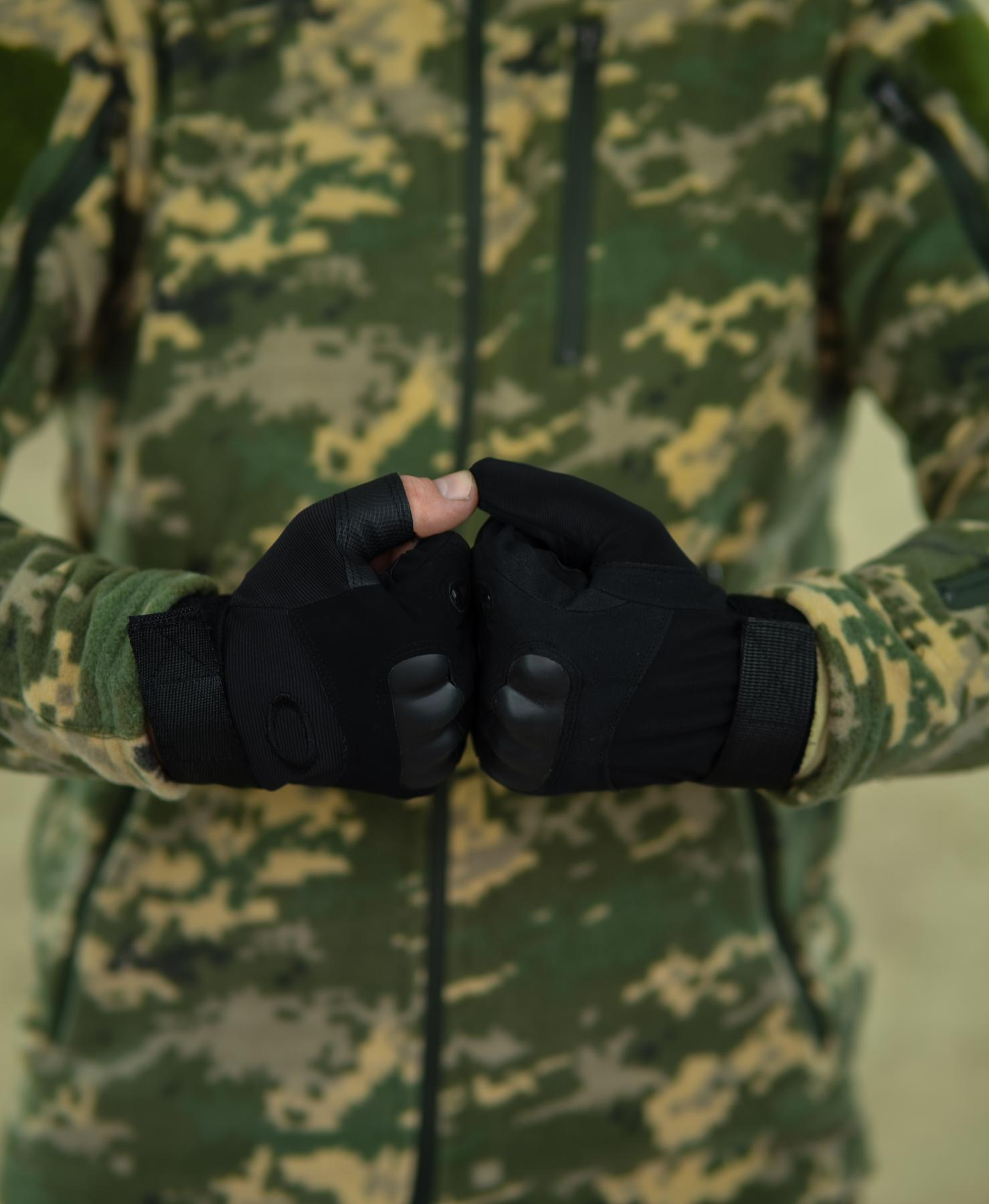 рукавиці безпалі Okley чорні