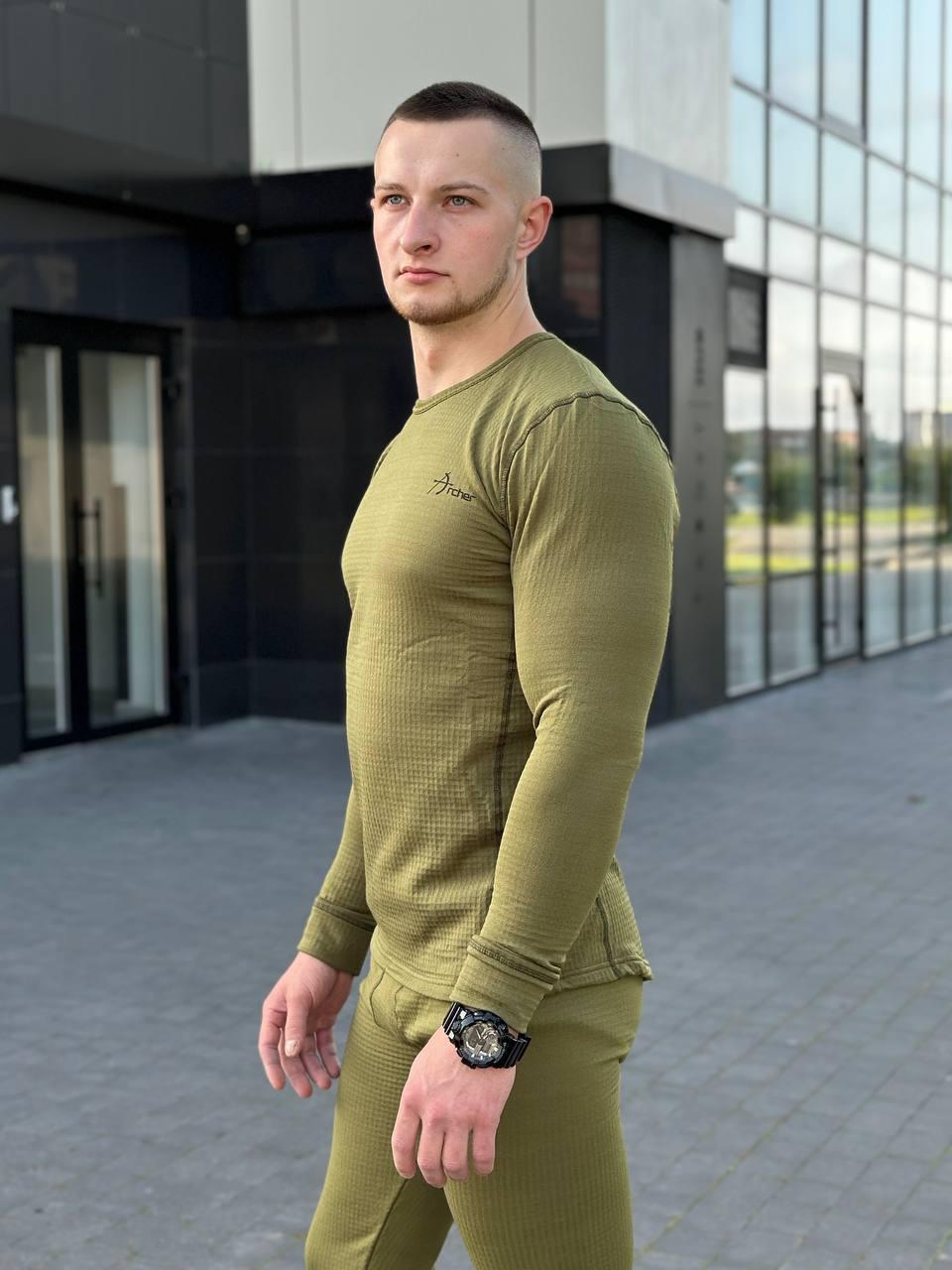 термобілизна олива вафелька - Фото 10