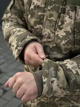 Теплий Зимовий Бушлат B&L піксель БАТАЛИ