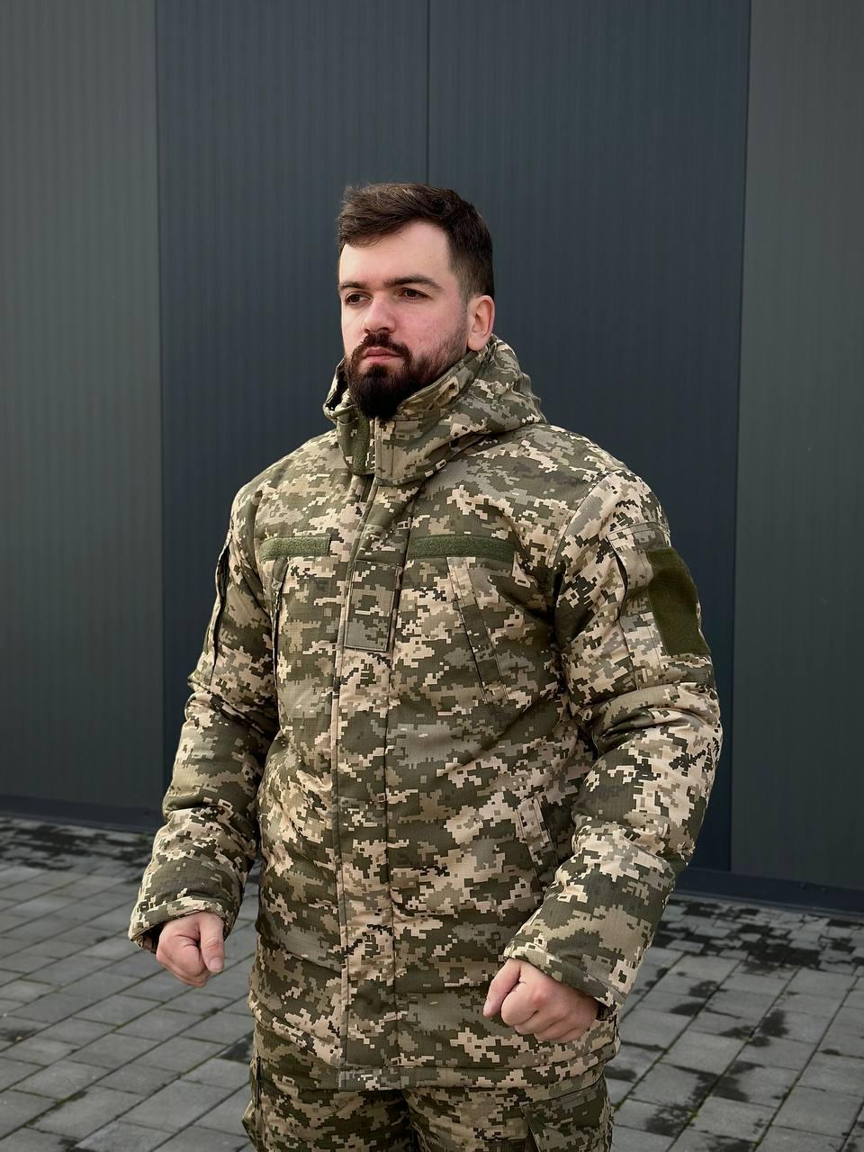 Теплий Зимовий Бушлат B&L піксель