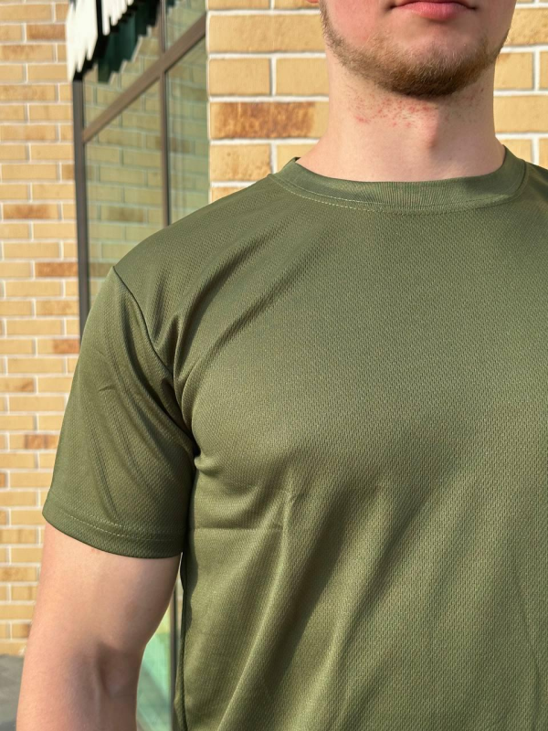 футболка олива CoolMax