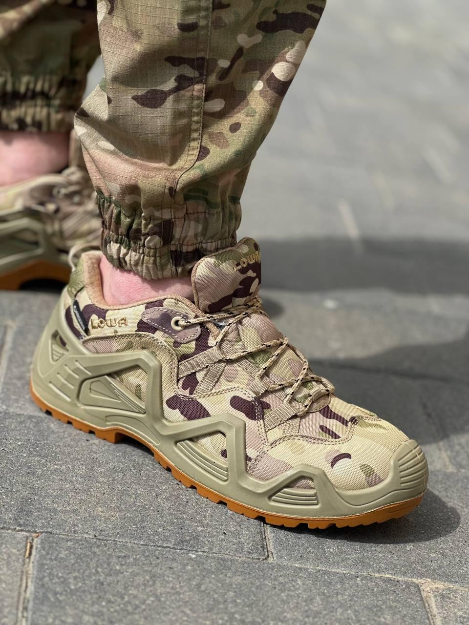 Тактичні Кросівки Мультикам LOWA Gore-Tex MTP