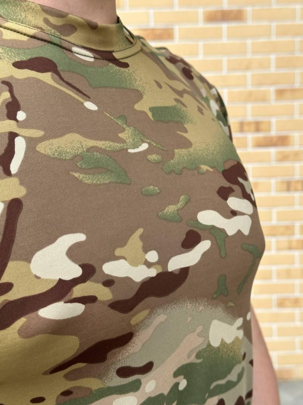 Футболка мультикам Джерсі Military