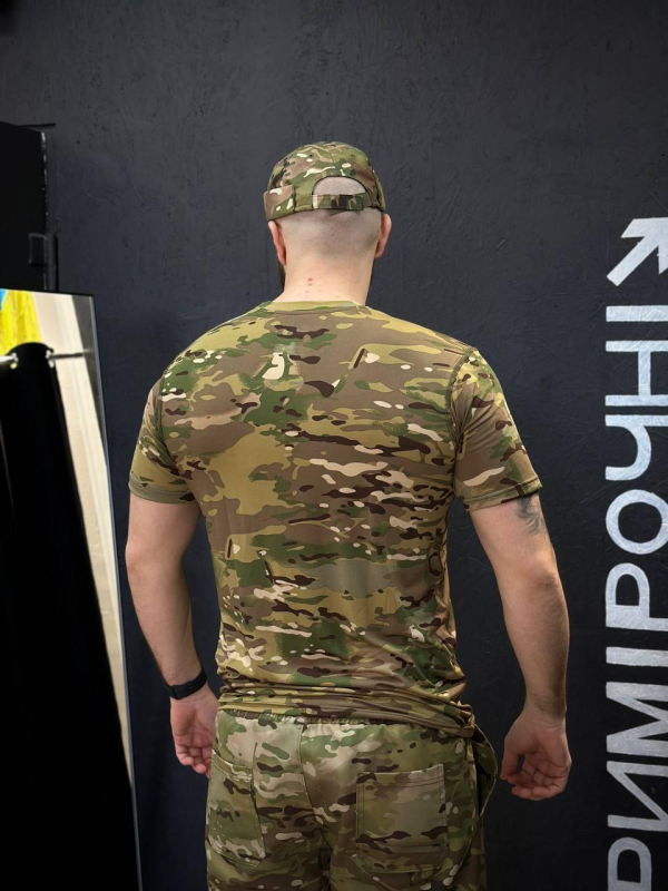 Футболка мультикам Джерсі Military