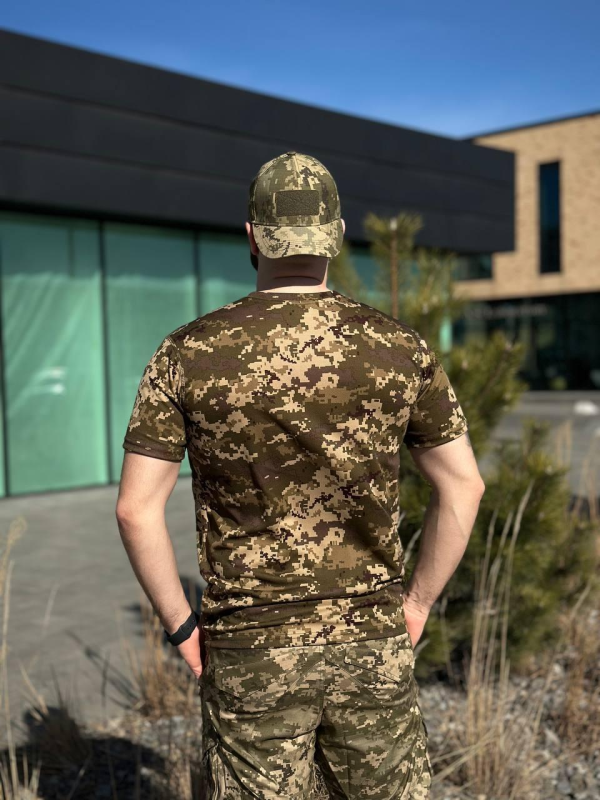 Військова Футболка піксель CoolMax military