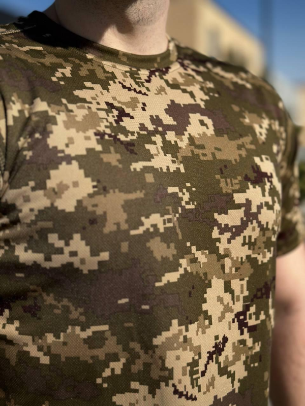 Військова Футболка піксель CoolMax military
