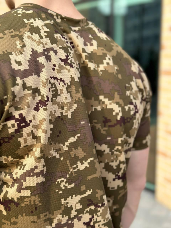 Військова Футболка піксель CoolMax military