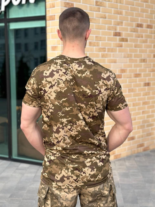 Військова Футболка піксель CoolMax military
