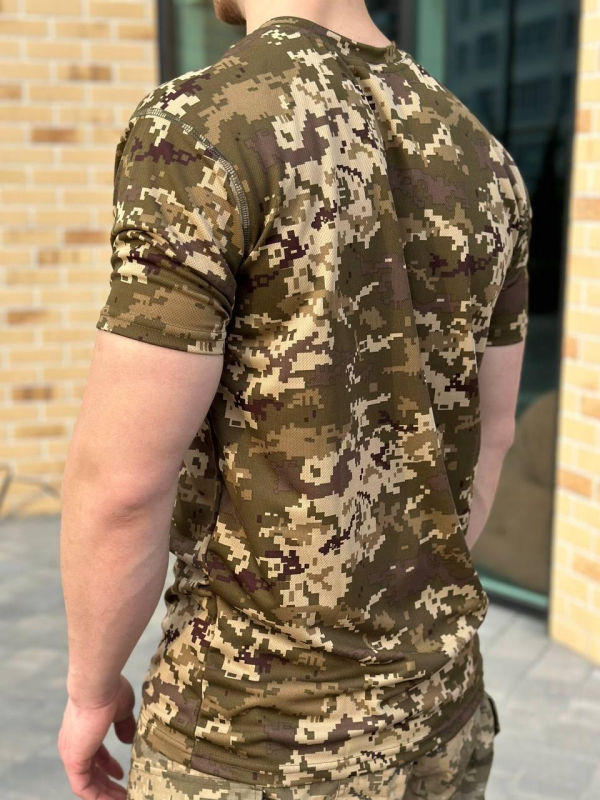 Військова Футболка піксель CoolMax military