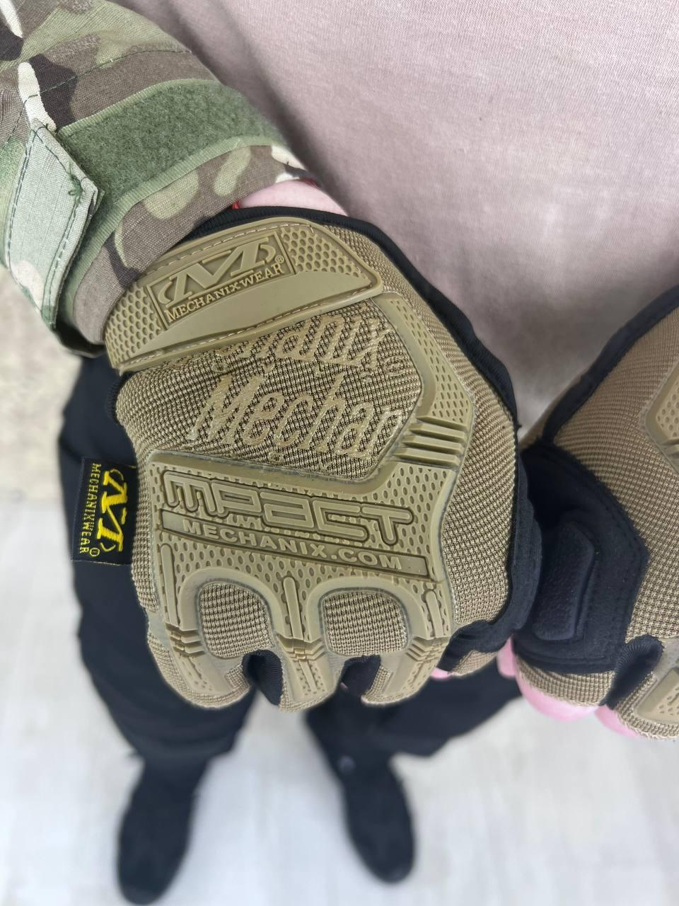 Рукавиця безпала Mechanix посилена койот