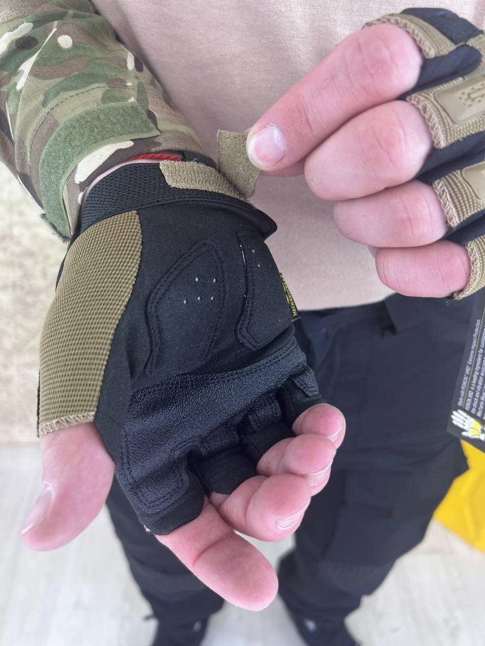 Рукавиця безпала Mechanix посилена койот