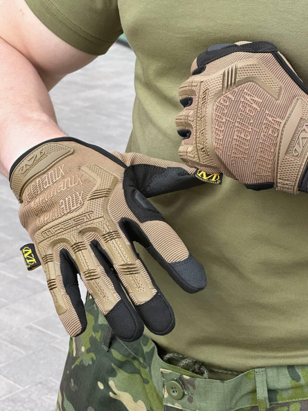 рукавиці палі койот Mechanix M-Pact
