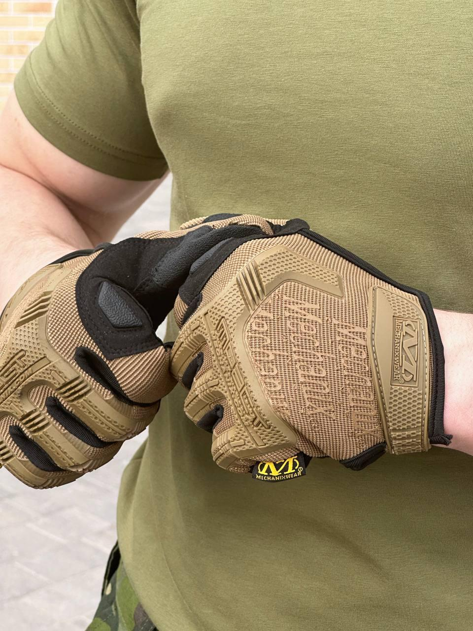 рукавиці палі койот Mechanix M-Pact