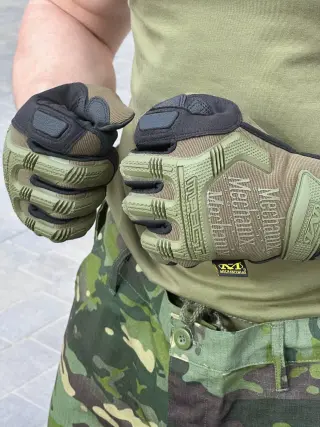 рукавиці палі олива Mechanix M-Pact
