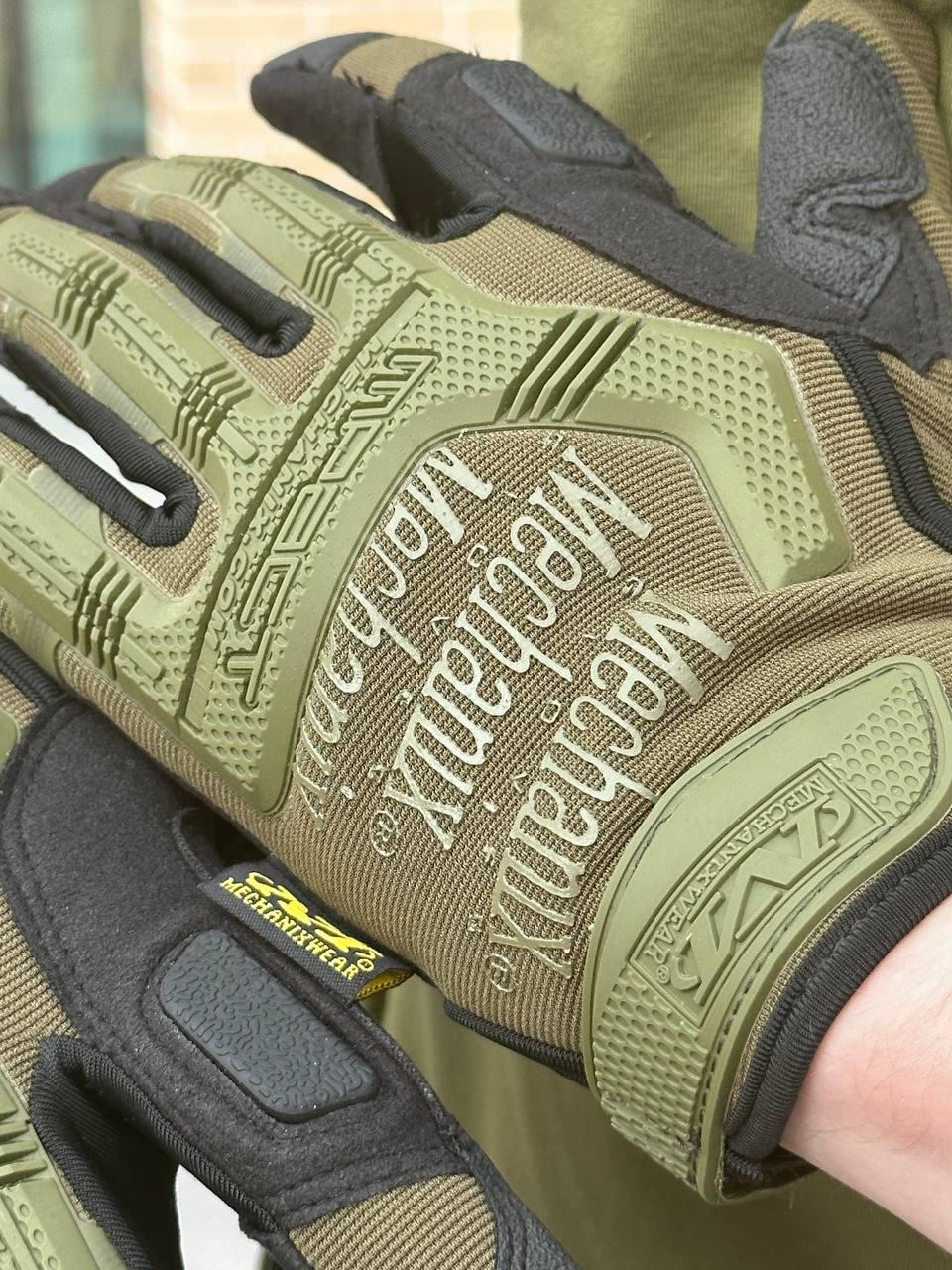 рукавиці палі олива Mechanix M-Pact