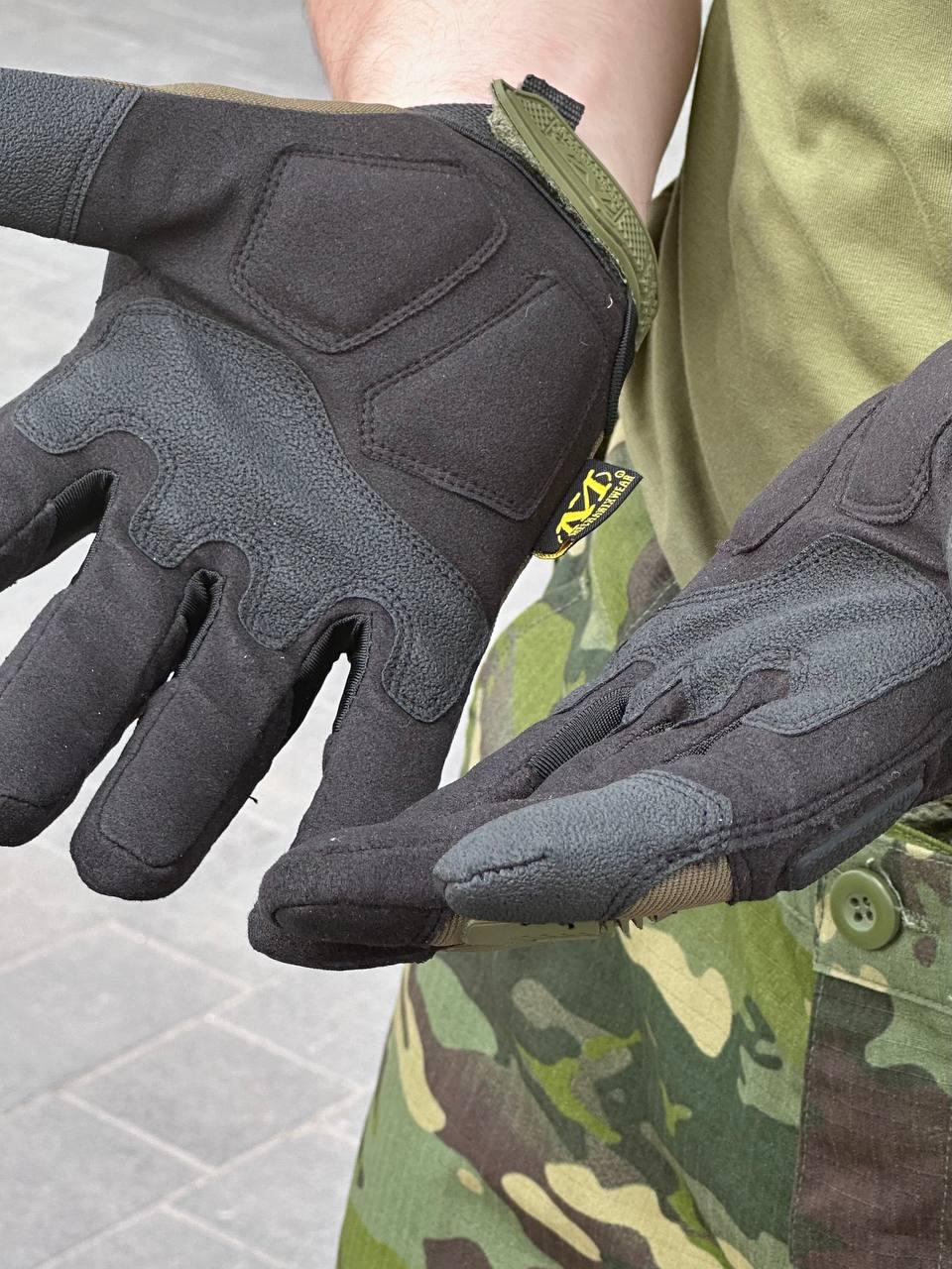 рукавиці палі олива Mechanix M-Pact