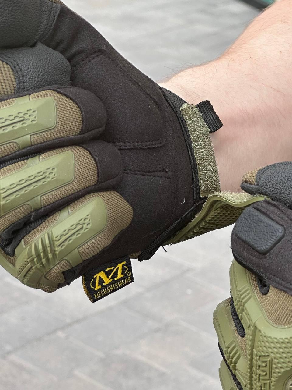 рукавиці палі олива Mechanix M-Pact