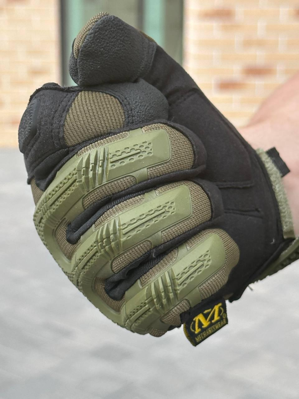 рукавиці палі олива Mechanix M-Pact