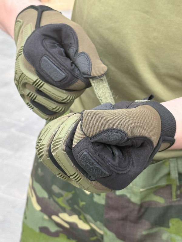 рукавиці палі олива Mechanix M-Pact
