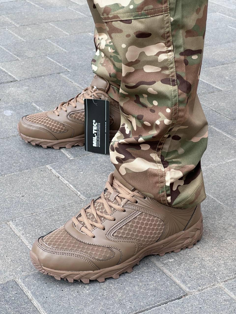 Кросівки тренувальні MIL-TEC Bundeswehr Sport Shoes Coyote.