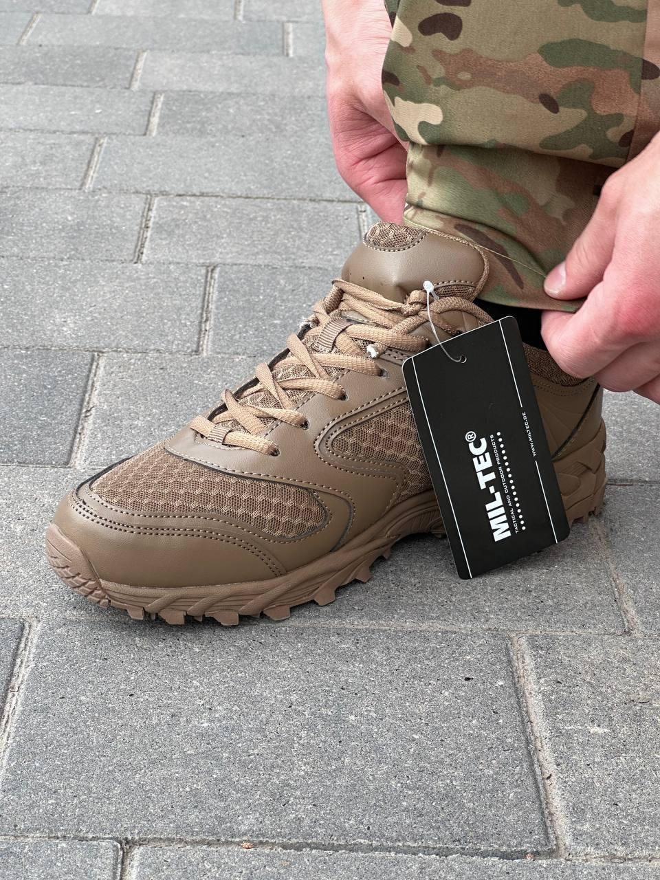 Кросівки тренувальні MIL-TEC Bundeswehr Sport Shoes Coyote.