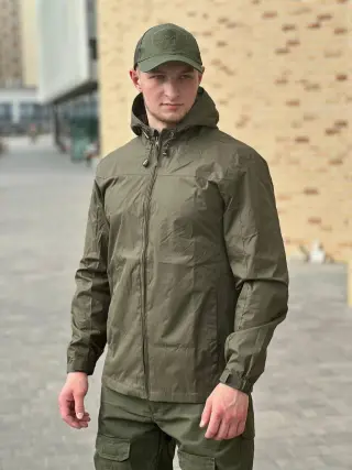 куртка дощовик олива