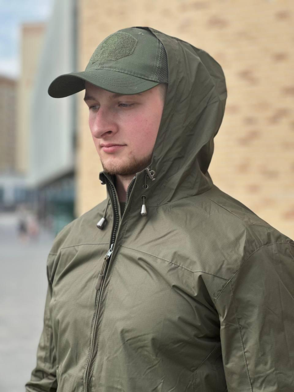 куртка дощовик олива