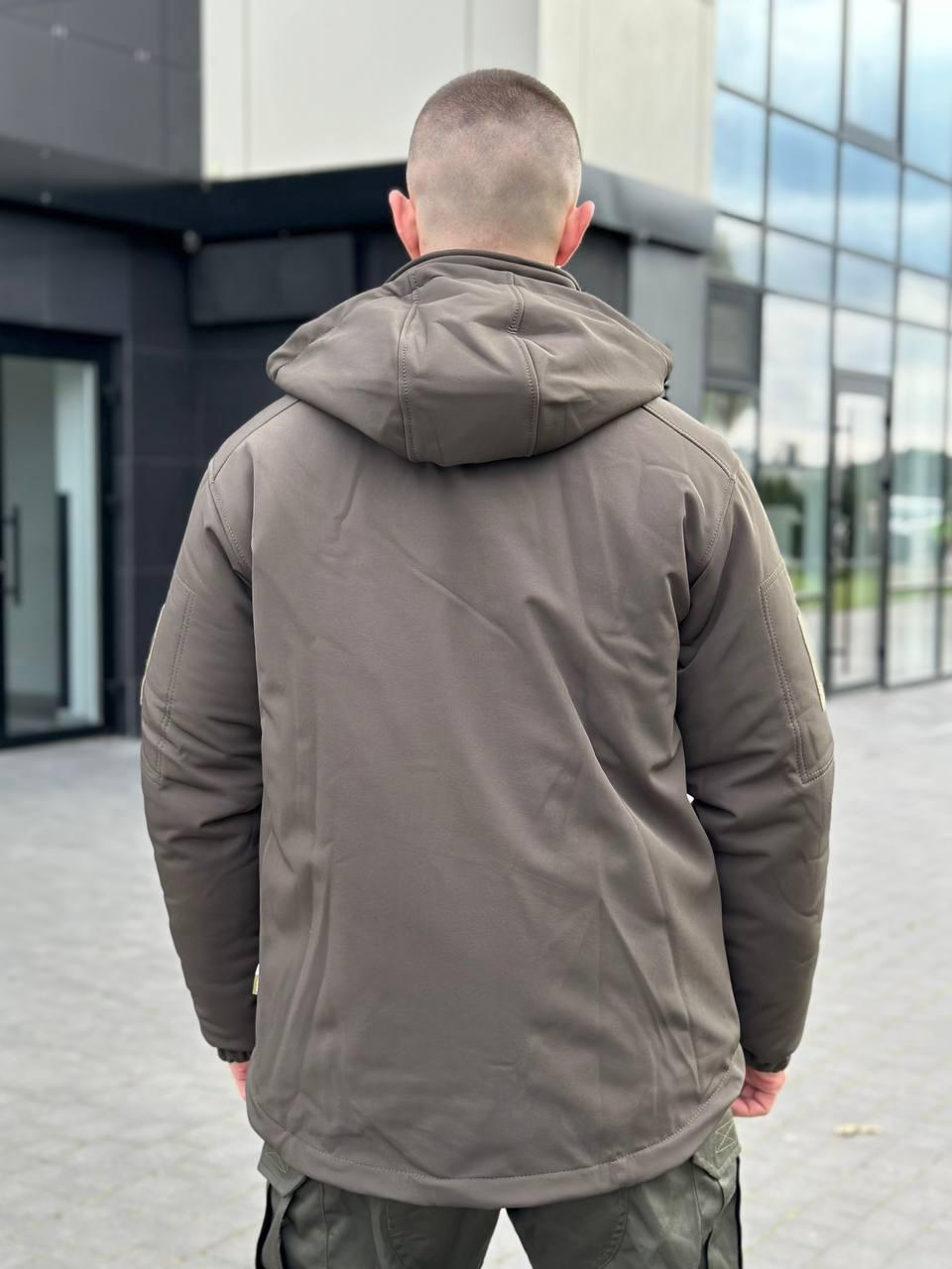 Куртка зимова SoftShell Omni-Heat олива