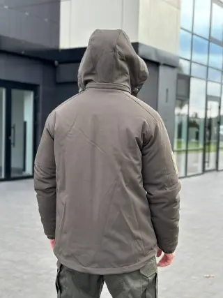 Куртка зимова SoftShell Omni-Heat олива