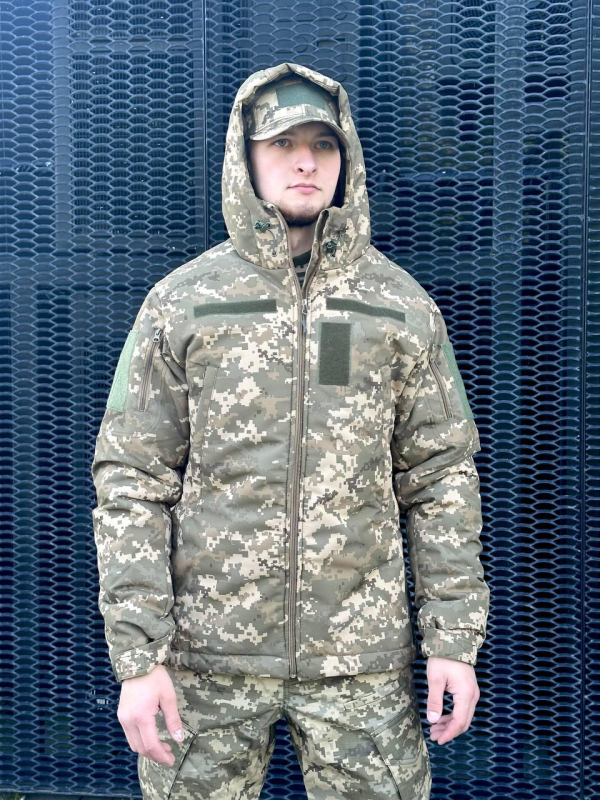 куртка піксель MILITARY зима