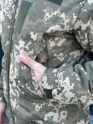 куртка піксель MILITARY зима