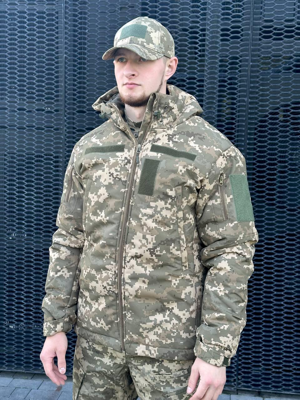 куртка піксель MILITARY зима