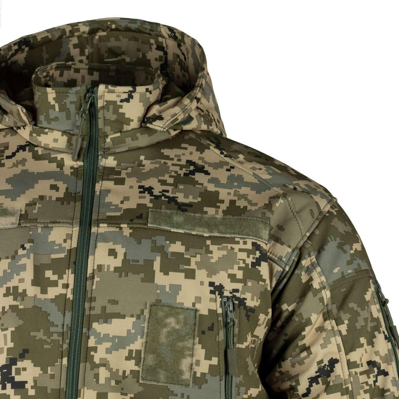 Куртка зимова SoftShell Omni-Heat піксель