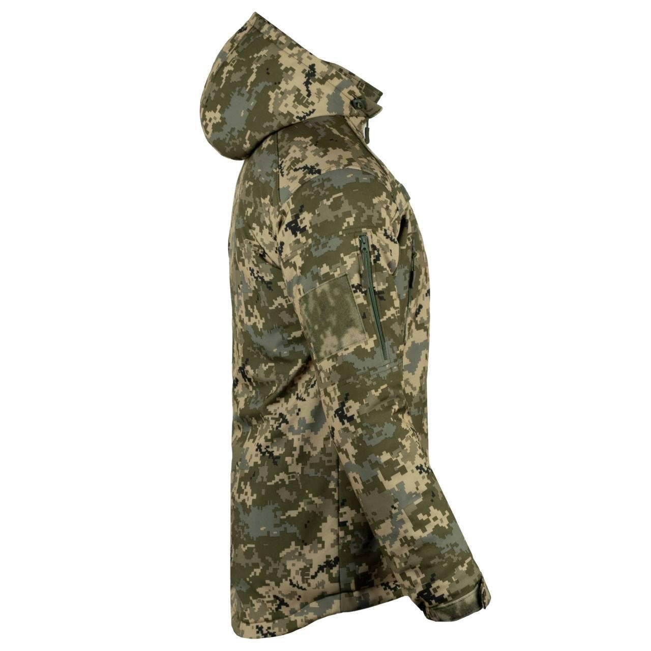 Куртка зимова SoftShell Omni-Heat піксель