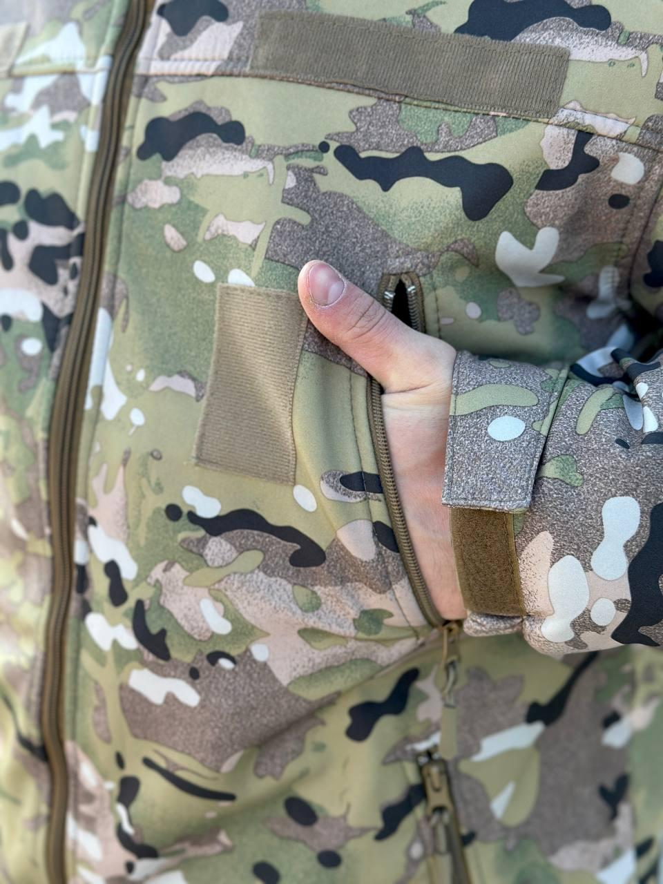 Куртка зимова SoftShell Omni-Heat мультикам