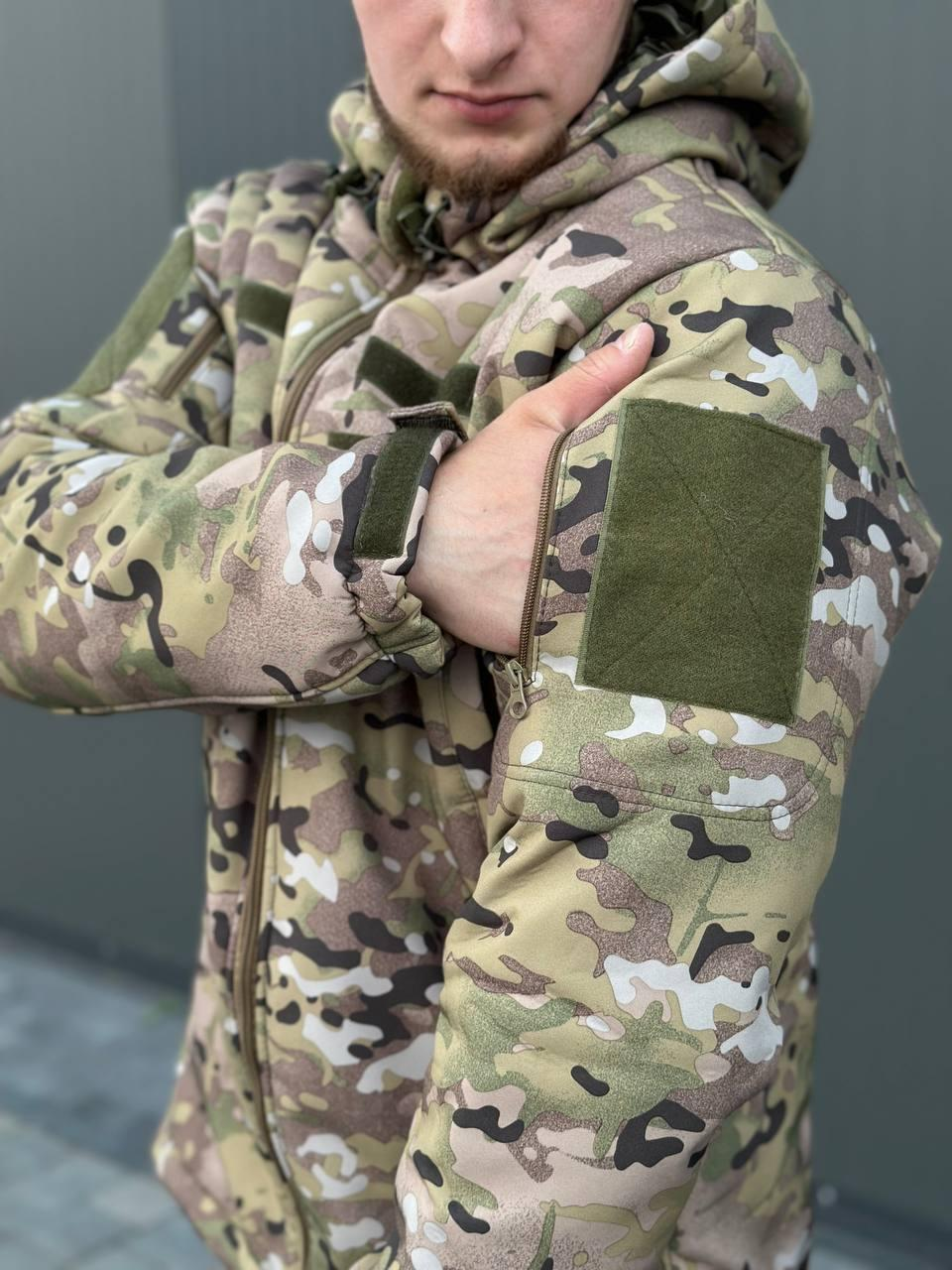 куртка мультикам MILITARY зима